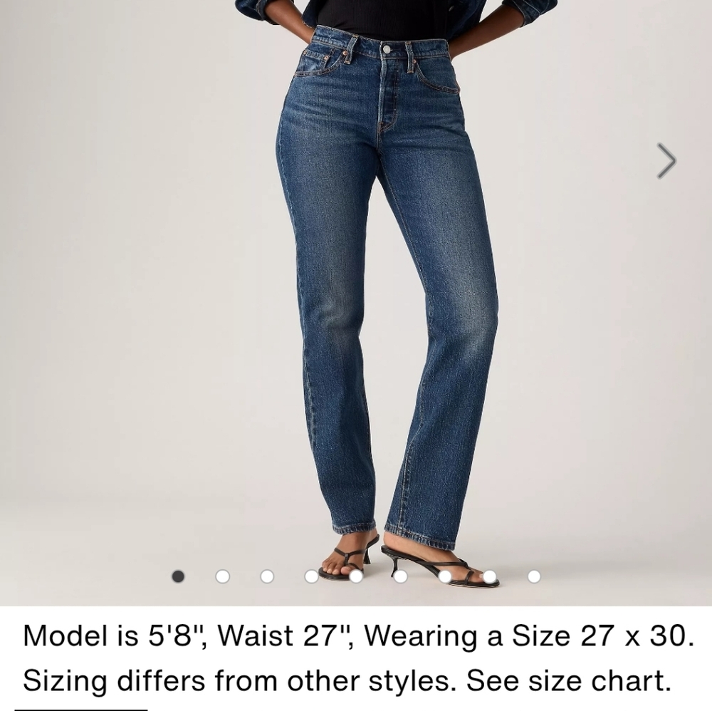 Levi's 501 Curve Women's Jeans Size 30/30